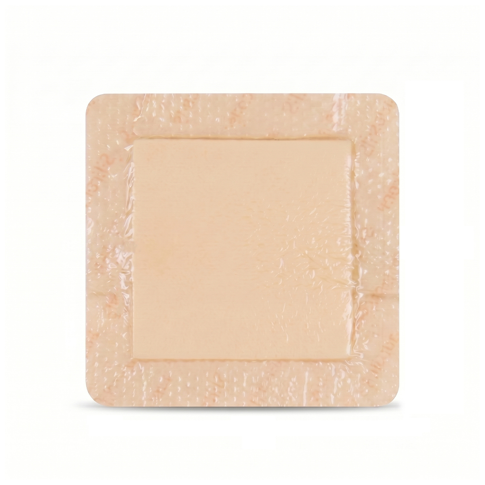 7,5x7,5 cm:n silikonireunustettu vaahtomuovisidos