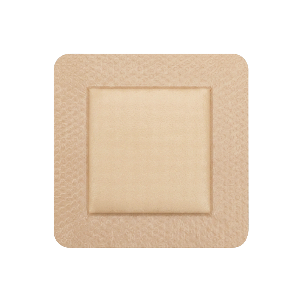 5x5cm silikonireunustettu vaahtomuovisidos