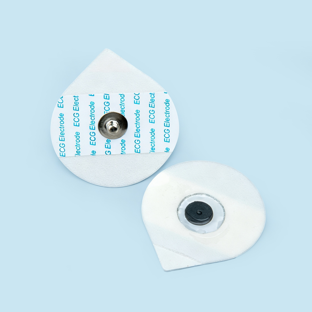 30*36mm kertakäyttöiset teardrop-vaahto-EKG-elektrodit