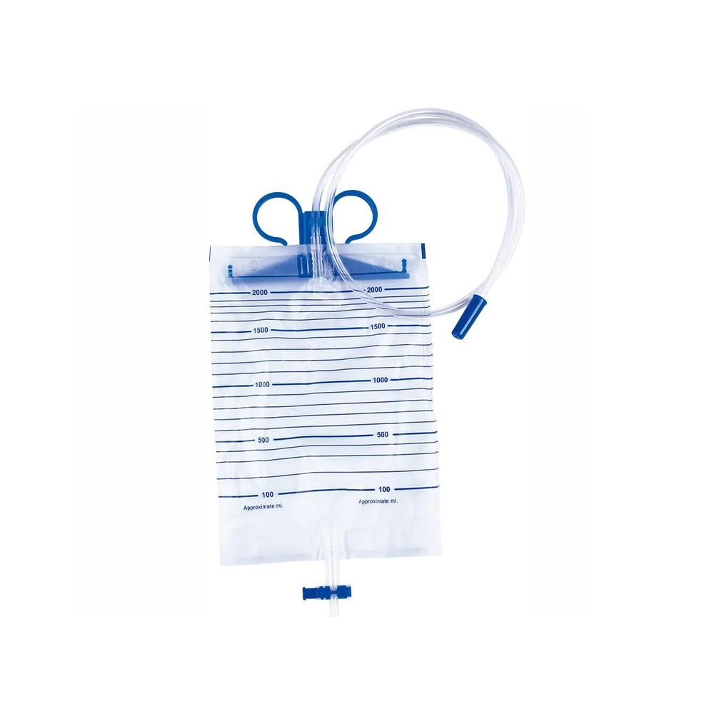 1000ml/1500ml/2000ml Premium Medical Grade -virtsapussi muovisilla ripustimilla