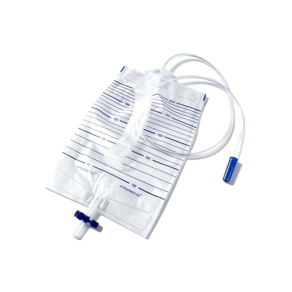 Premium 2000 ml lääketieteellisen luokan PVC virtsapussi Streamer