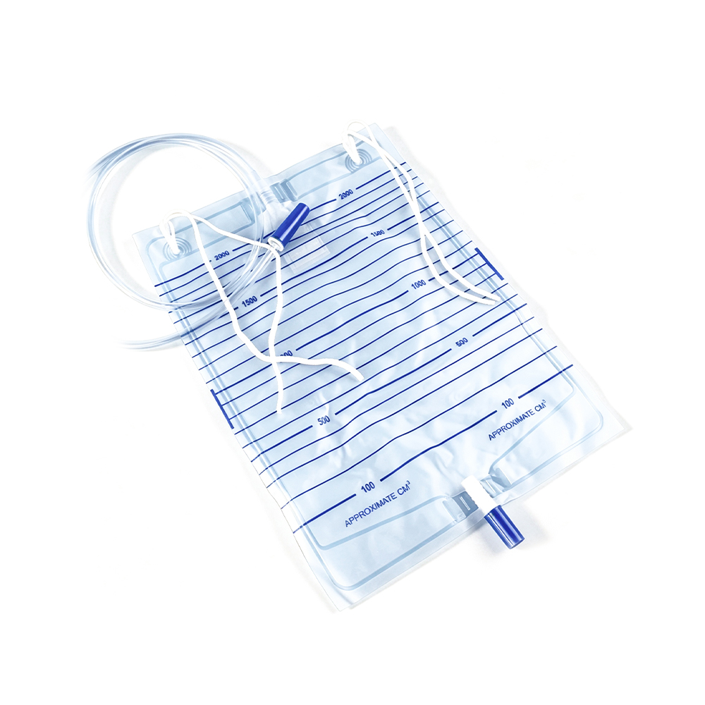 Universal Fit 1000ml-2000ml Medical Grade virtsapussi nailonsolmiolla
